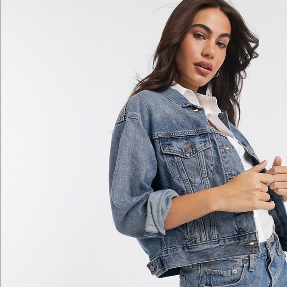 Levi's Jackets & Blazers - Levi’s - Future Mid slouch denim trucker jacket in blue